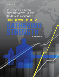 bottled water industry - International Bottled Water Association