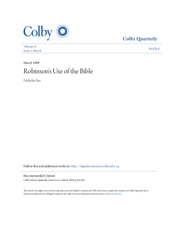 - Digital Commons @ Colby