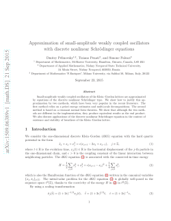 Approximation of small-amplitude weakly coupled oscillators with