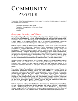 COMMUNITY - Northern Virginia Regional Commission
