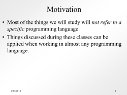 Pseudocode conventions