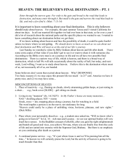 heaven - Community Fellowship Church | Staunton, VA