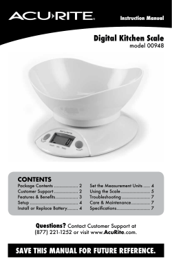 Digital Kitchen Scale