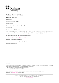 - Durham Research Online