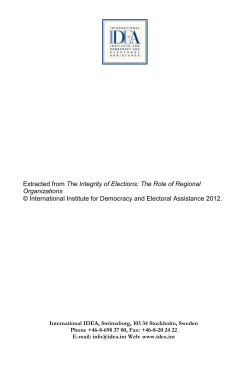 Extracted from The Integrity of Elections: The
