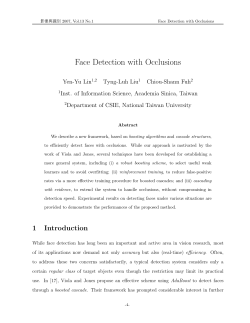 Face Detection with Occlusions
