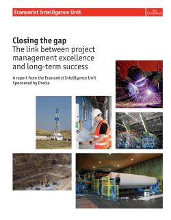 The link between project management excellence and long