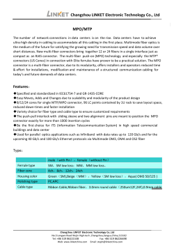 MPO 12fiber PS 50/125 OM3 3m - Changzhou LINKET Electronic