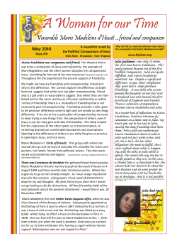 A Woman for our Time - FCJ Sisters&mdash;Faithful Companions of Jesus