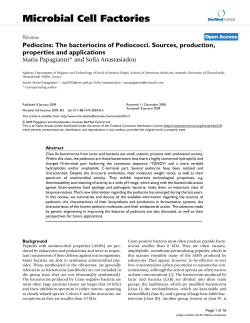 Microbial Cell Factories