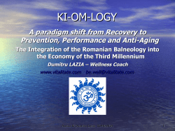 KI-OM-LOGY - Turismul de Sănătate