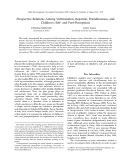 and Peer-Perceptions