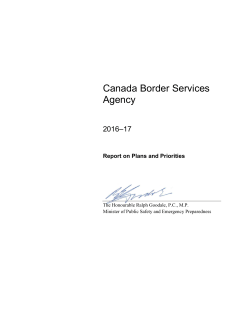 Canada Border Services Agency - cbsa