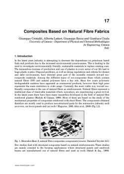 Composites Based on Natural Fibre Fabrics