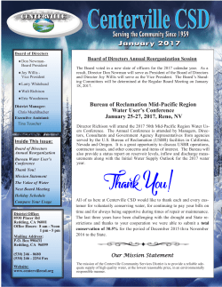 Bureau of Reclamation Mid-Pacific Region Water User`s Conference