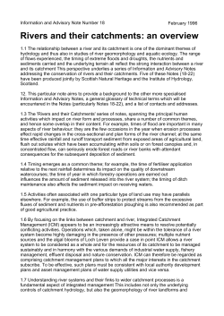 Information and Advisory Note Number 18