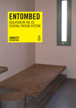 Entombed - Isolation in the US Prison System