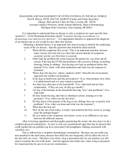 Diagnosis and Management of Otitis Externa in the Real World