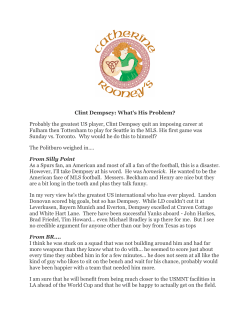 Clint Dempsey: What`s His Problem