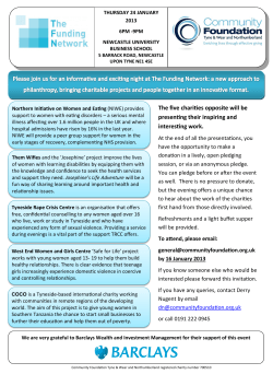 The five charities opposite will be presenting their inspiring and