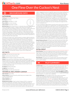 Ken Kesey One Flew Over the Cuckoo`s Nest