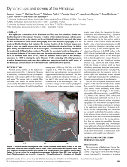 Dynamic ups and downs of the Himalaya