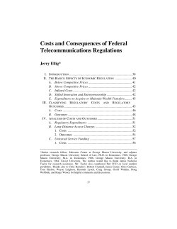 Costs and Consequences of Federal