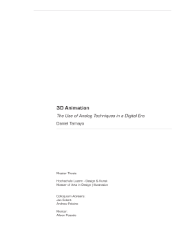 3D Animation - Master Design Luzern