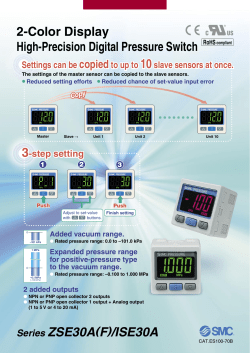 2-Color Display High-Precision Digital Pressure Switch