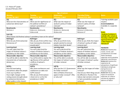 Lesson Plan Week of Jan 30