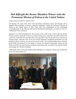 Meb Kiflezghi the Boston Marathon Winner visits the Permanent
