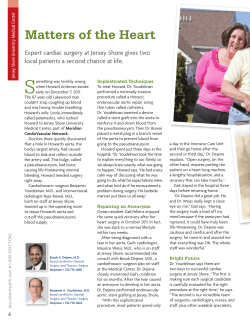Read Gail`s Story - Jersey Shore Medical Center