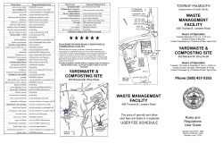 Rules and Regulations