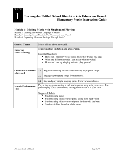 Grade 1 Module 1