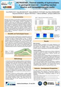 Thermal stability of hydrocarbons in geological reservoir