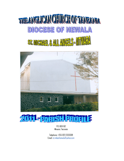 P.O. BOX 162 Mtwara, Tanzania Telephone: +255 023 2333309