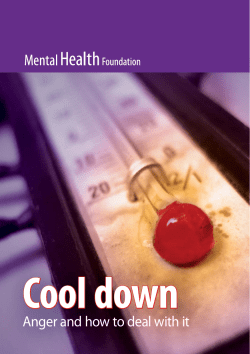 Cool Down: Anger and How to Deal With it