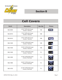 Cell Covers - RME