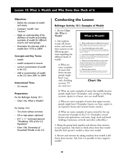 Conducting the Lesson - Teaching Economics As If People Mattered