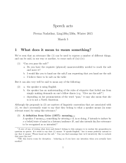 handout - Stanford University