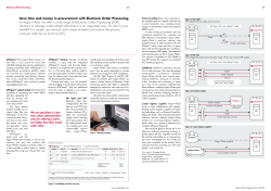 Save time and money in procurement with Electronic Order
