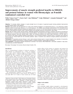 Improvements of muscle strength predicted benefits in