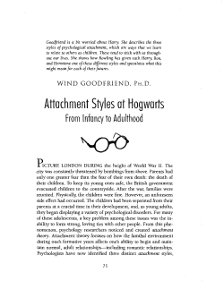Attachment S1yles at Hogwarts