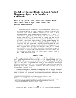 Model for Basin Effects on Long-Period Response