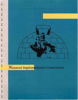 Nunavut ImpZem 1 ntation Commission
