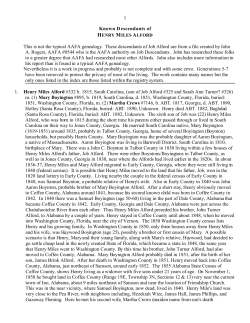 Henry Miles Alford 1815 SC - Alford American Family Association