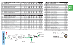 Route CL - City School Tripper and Main Street