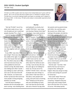 ESOL VOICES: Student Spotlight