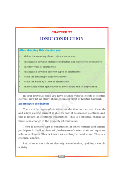 ionic conduction