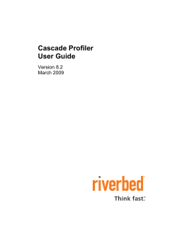 Cascade Profiler User Guide, Version 8.2.1